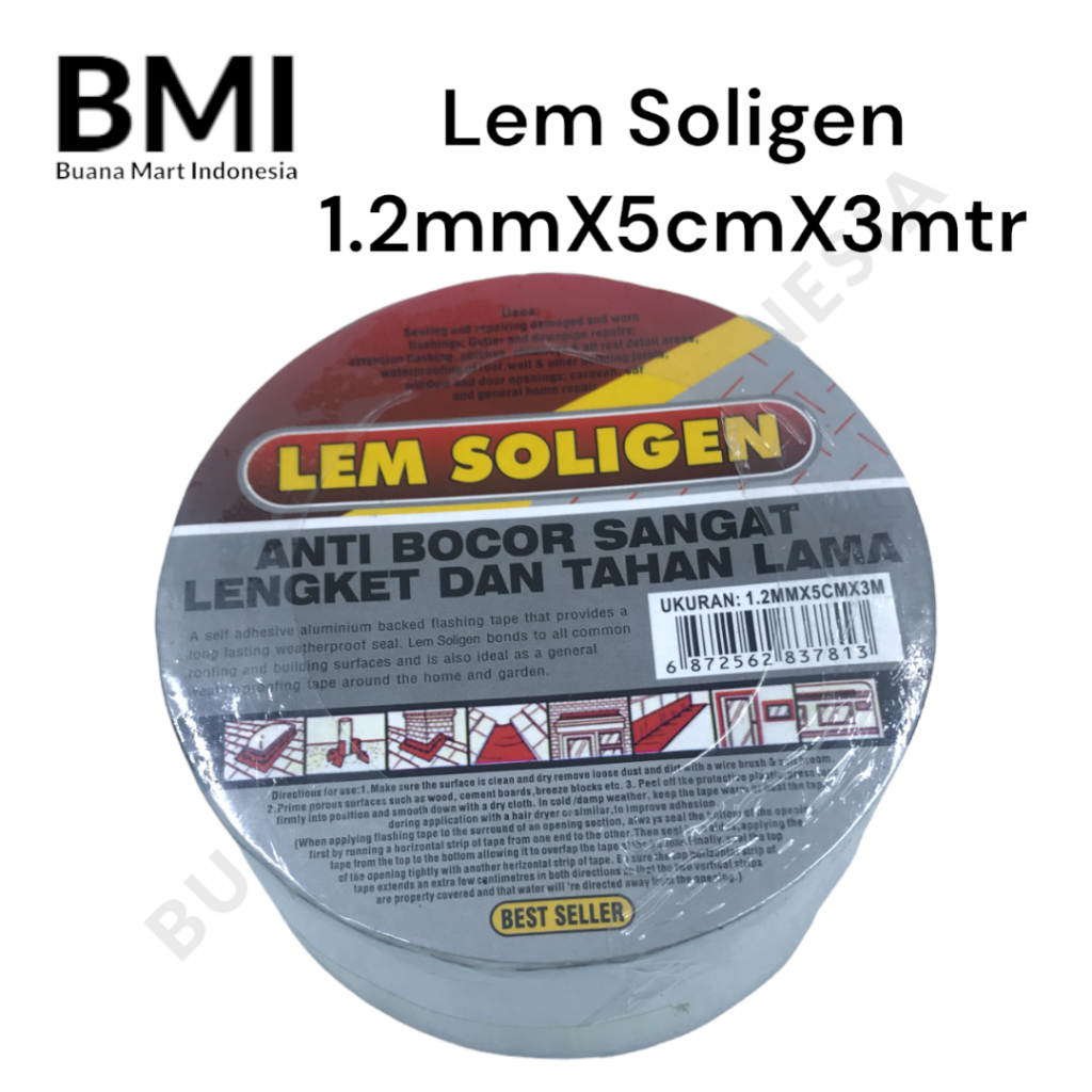 Lem Atap Soligen | Lem Seng | Lem Talang | Penambal Genteng (1PC)