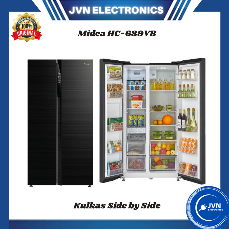 Kulkas Side by Side Midea HC-689VB