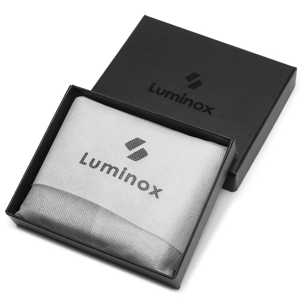 Luminox Forza Dompet Pria Lipat Dompet Kulit Asli - Free Box Exclusive