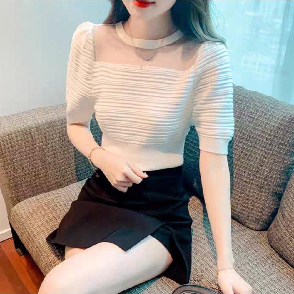 Wonny Korean Top Knit Blouse
