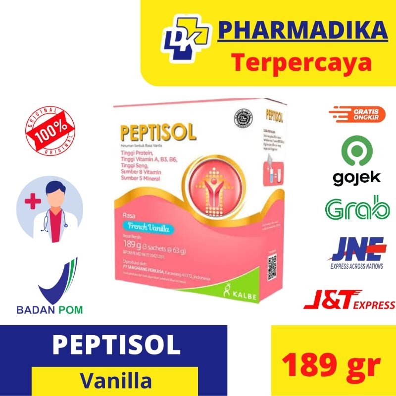 

PEPTISOL SUSU PANGAN UNTUK KEPERLUAN MEDIS 189 GR - tanyakan stok terlebih dahulu