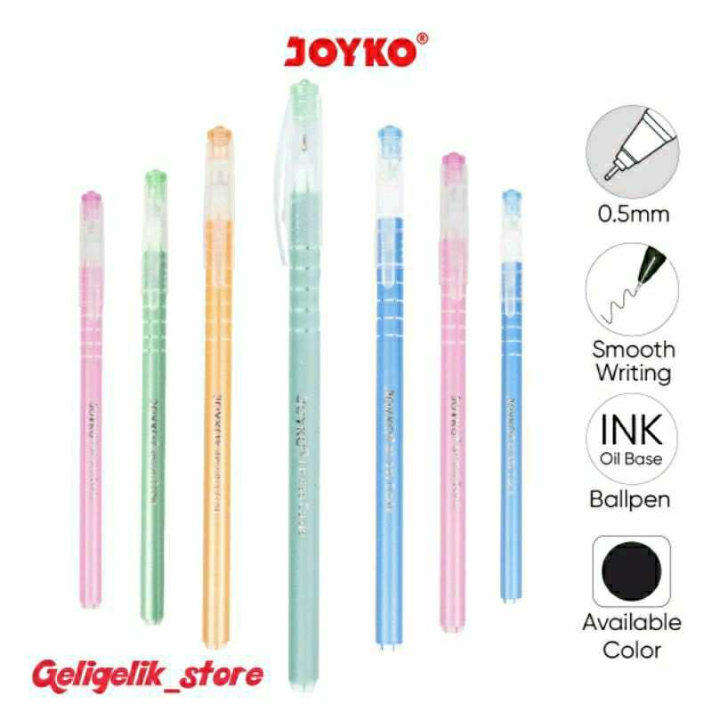 

(1 LUSIN) PULPEN COZIE BP-335 JOYKO / BALLPOINT 0.5 MM