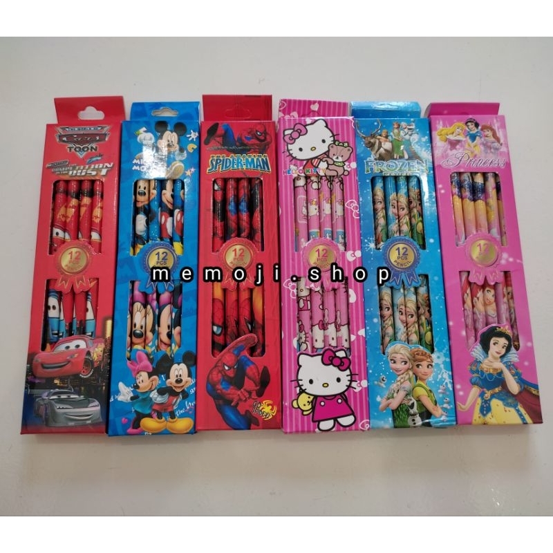 

Pensil 2B Karakter Fancy (12pc)