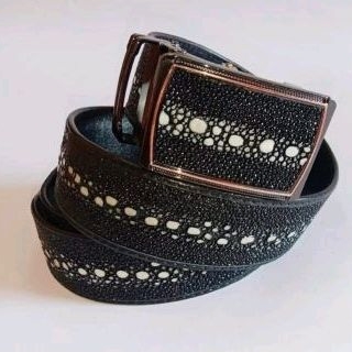 ikat pinggang kulit ikan pari duri