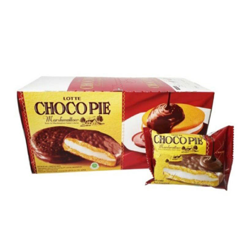 

Lotte Choco Pie Marshmallow isi 12 @ 28gr