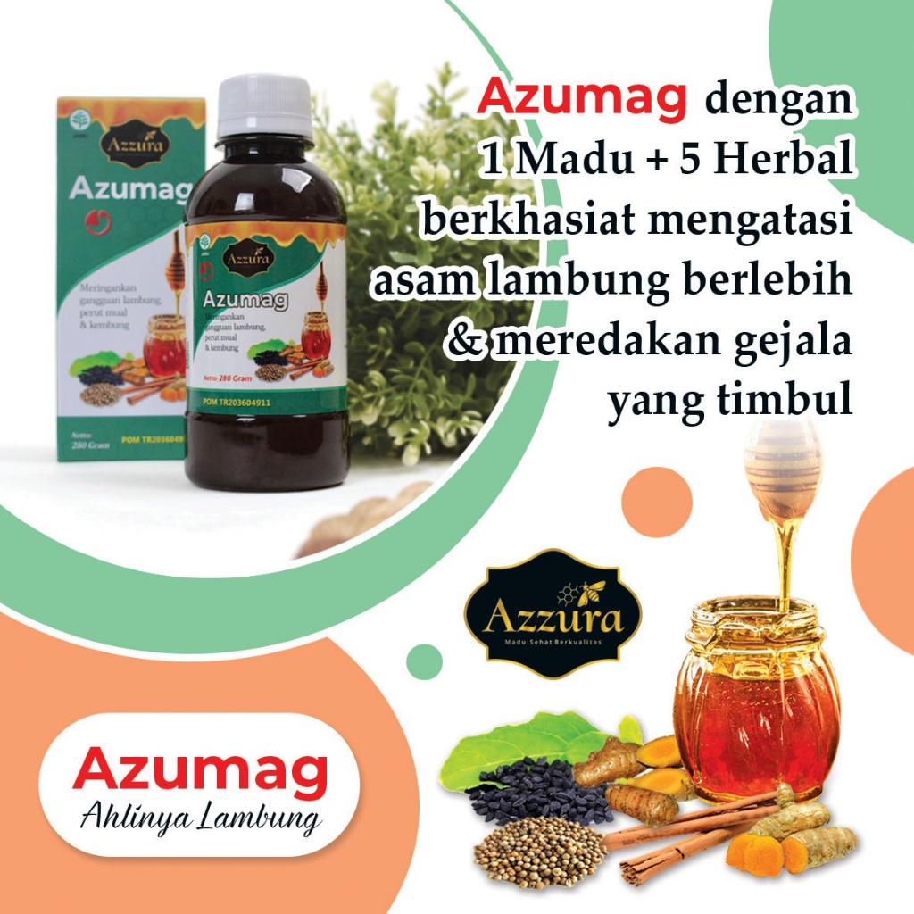 

Madu Azzura Madu Azumag Madu Maag dan Gerd Original 100% 280gr