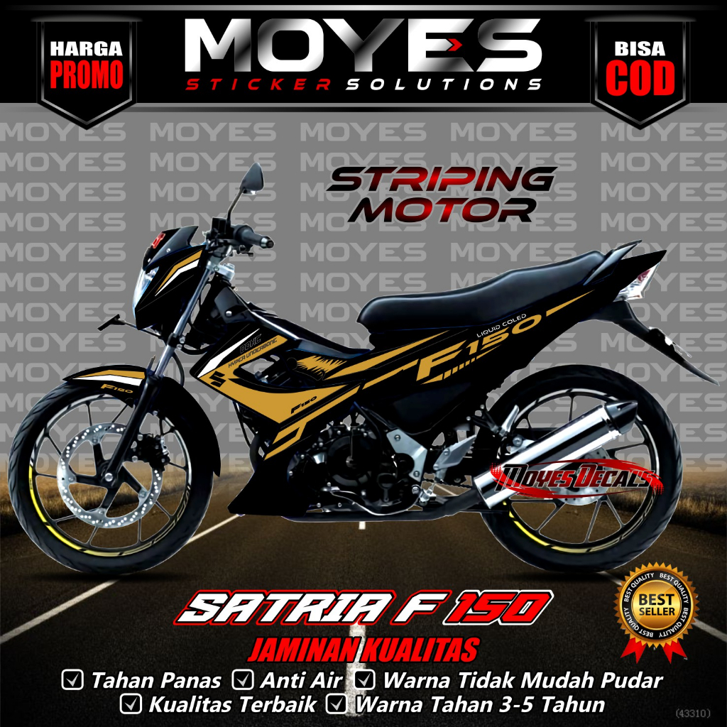 Striping Satria Fu 150 variasi Racing f150