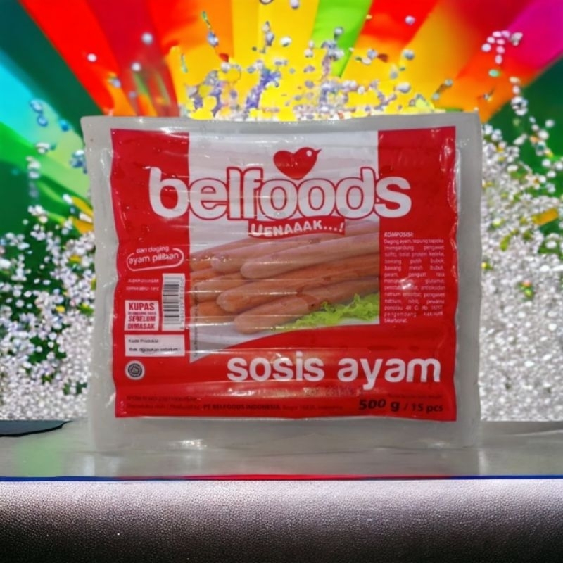 

RN_Frozen - BELFOODS Uenaaak Sosis Ayam Berat Bersih 500 Gram 15s- Ready...