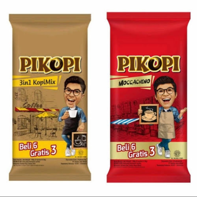 

kopi termurah, kopi murah Pikopi Moccachino/ 3 in 1 Kopi Mix isi 9 x 20gr