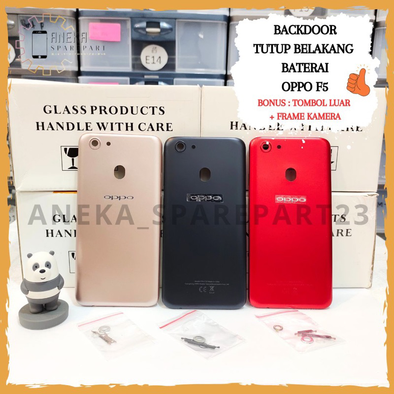 backdoor OPPO F5 cover belakang tutup casing belakang tutup baterai oppo f5
