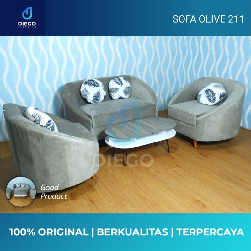 Sofa 211 Sofa Minimalis Olive