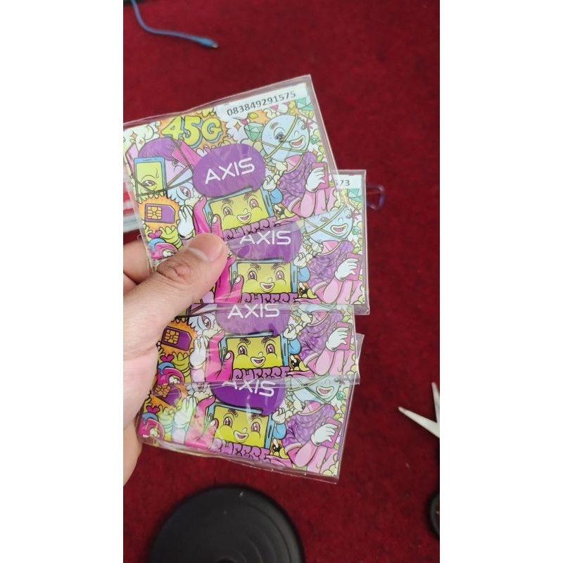 Kartu Perdana AXIS 0 K Per Box( 50 Pcs ),Exp 2026 (SEGEL)