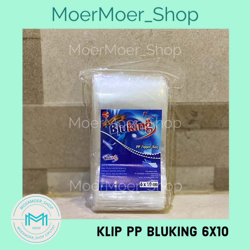 Plastik Klip PP Bening 6x10 Bluking