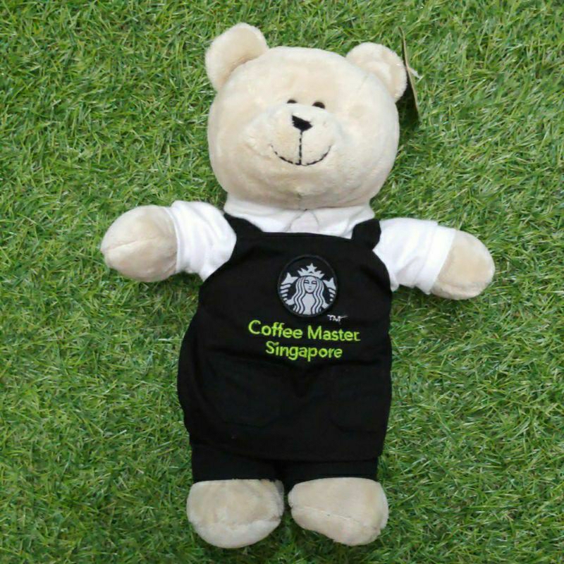 Boneka Beruang Starbucks Bearista Coffee Master Singapore 2019 - hadiah ulang tahun