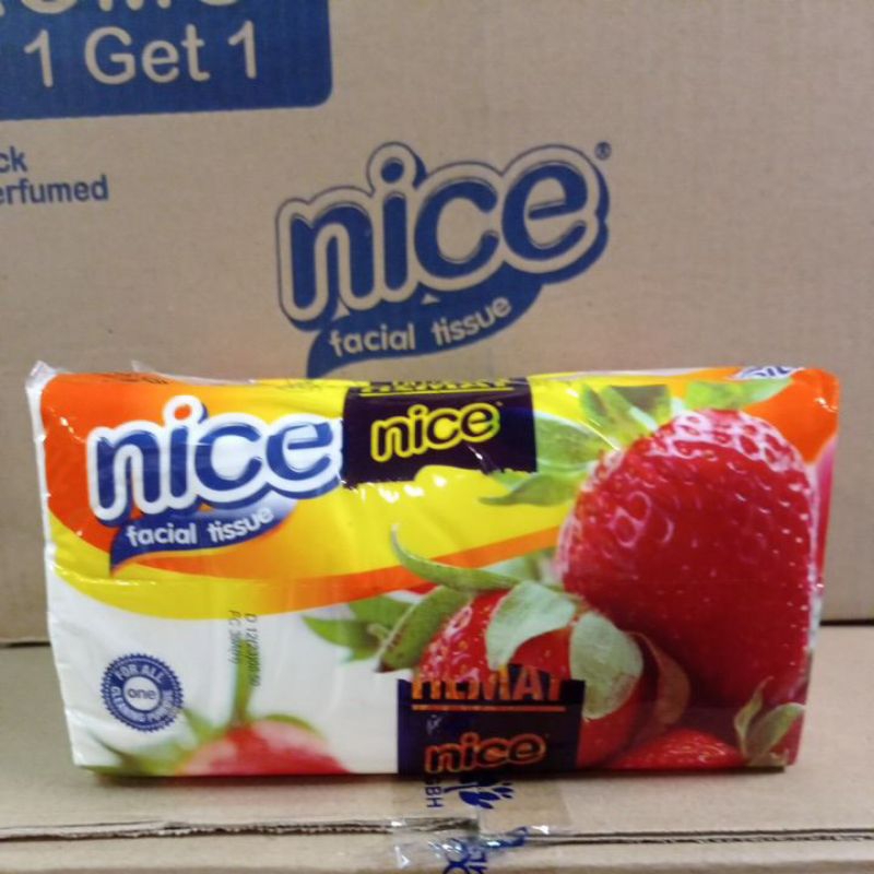 Tisu wajah Nice 200 sheets Banded 2 pcs