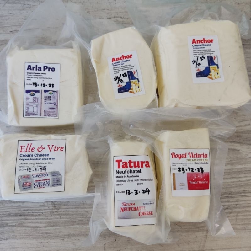 

elle vire cream cheese / ARLA PRO keju krim TATURA neufchatel REPACK