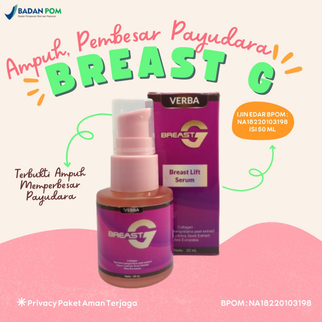 BREAST G - PEMBESAR PAYUDARA OBAT PEMBESAR PAYUDARA PERMANEN PEMBESAR PAYUDARA AMAN PERMANEN BUSTFIT