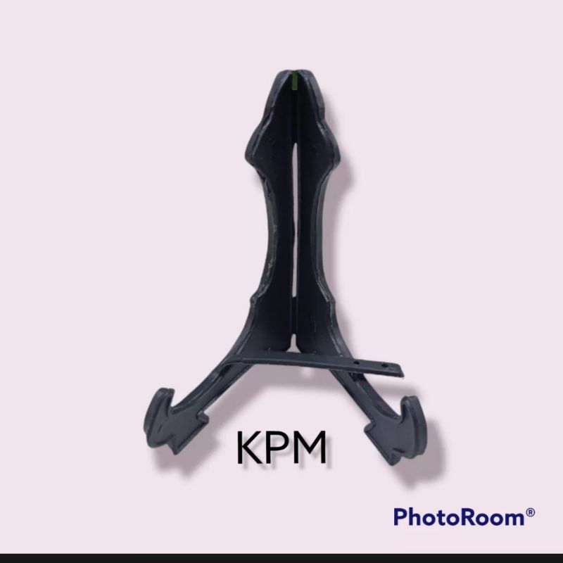 Eagle, yoshikawa pajangan bingkai stand kaki hitam display piring CD hp wedding , 9cm x 6,5