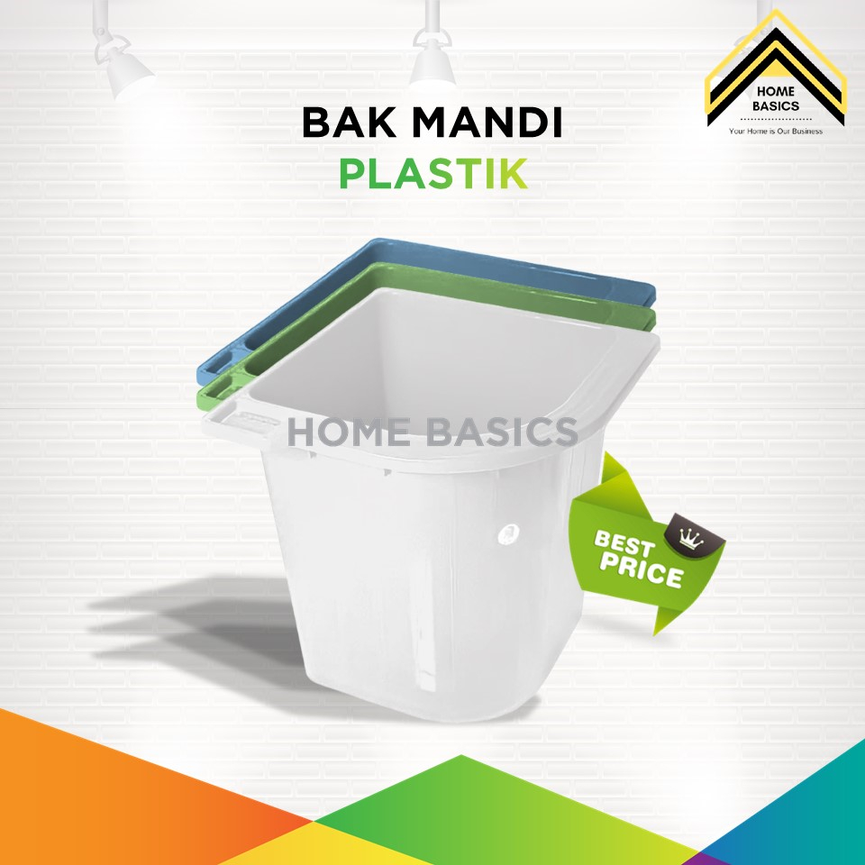 Bak Mandi Sudut Plastik / Bak Air PVC / Bak Kamar Mandi