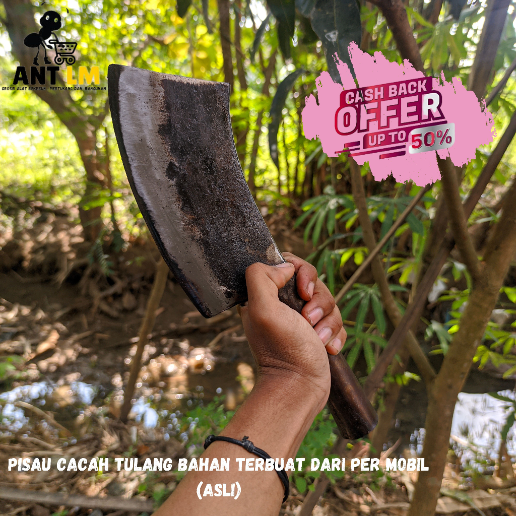 Pisau Super Per Potong Daging - Golok Cacah Ayam - Pisau Peso Per Tulang Sapi