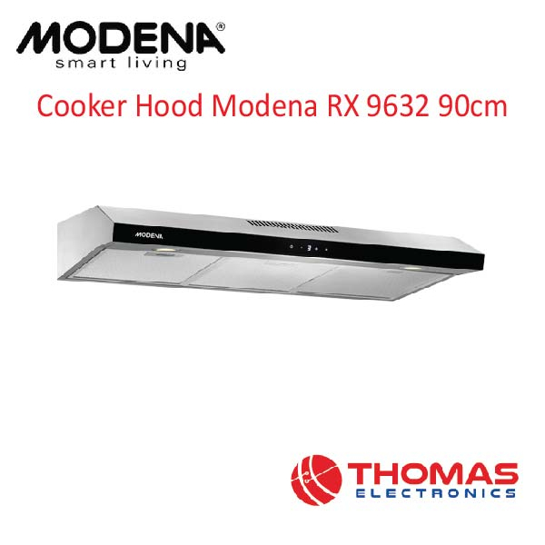 Cooker Hood MODENA RX9632 RX 9632 Slim Hood 90cm Garansi Resmi
