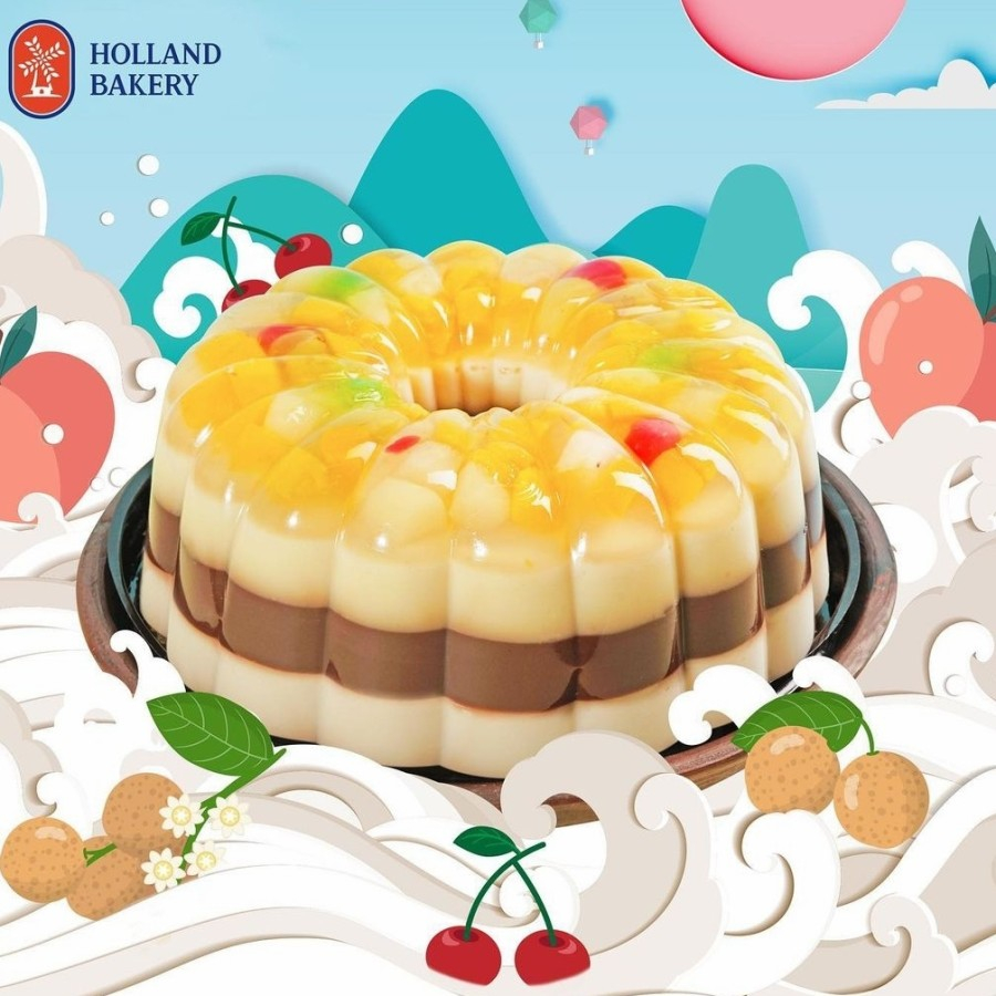 

Pudding Fruit Cocktail by Holland Bakery - KHUSUS GOJEK/GRAB INSTANT