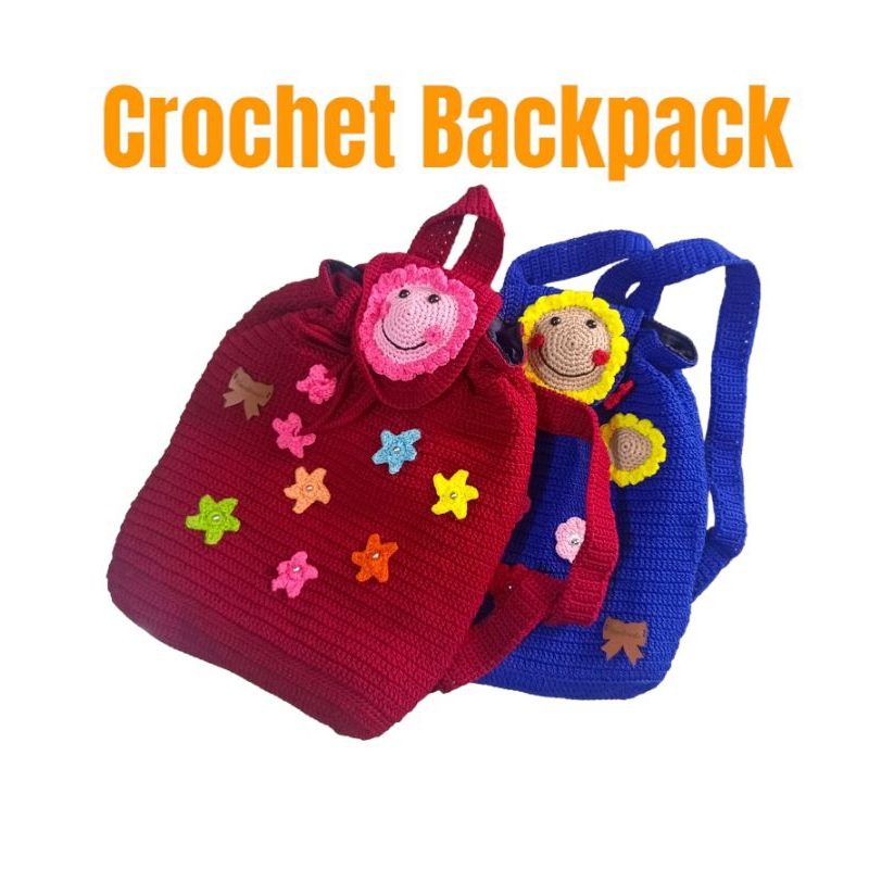 Tas  Ransel Anak Rajut