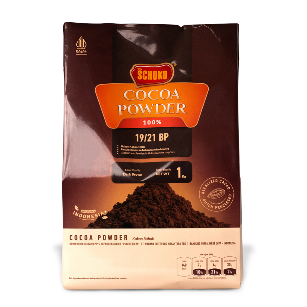 

SCHOKO BP Cocoa Powder - 1 Kg / Coklat Bubuk High Fat 19/21