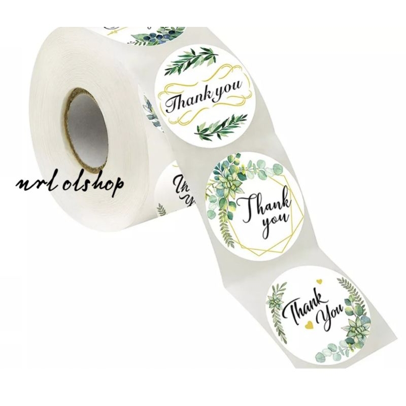 Stiker Label Thank You 2.5cm