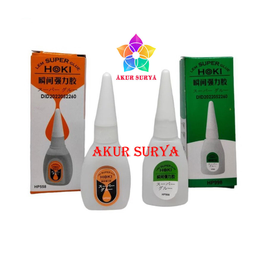 

LEM KOREA HOKI 9GR HP998 KOTAK HIJAU LEM SETAN 5GR HP558 KOTAK ORANGE LEM SERBAGUNA LEM TETES CAIR LEM POWER GLUE LEM ALTECO