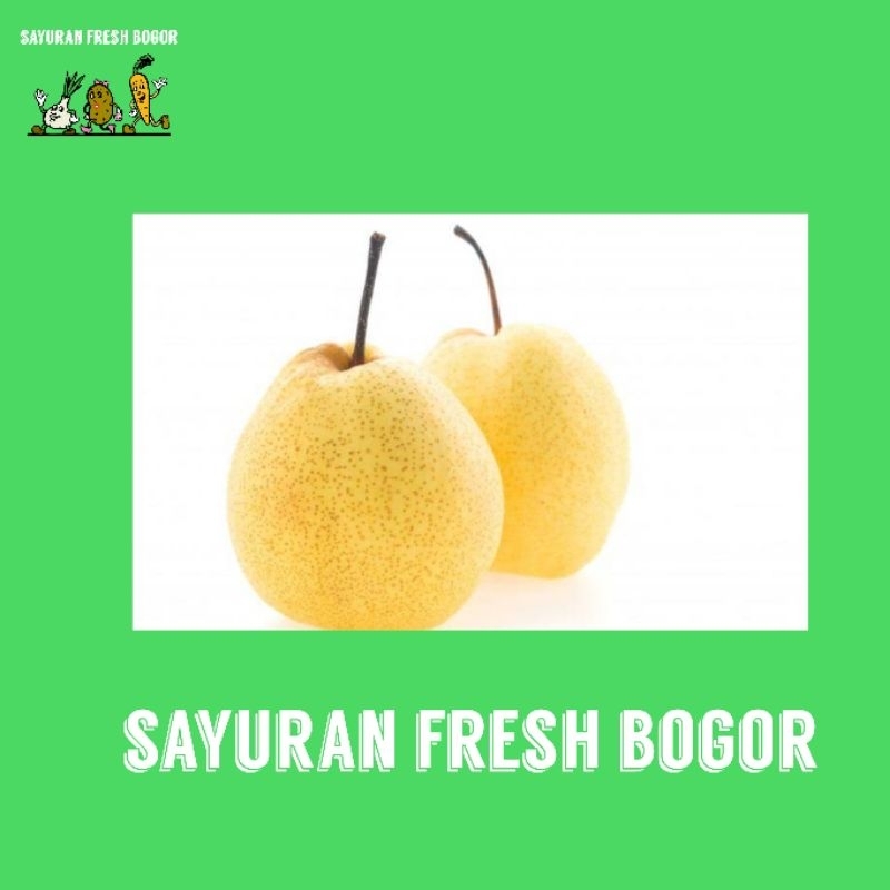 

Sweat Pear ( 1 Kilo ) | Sayuran Fresh Bogor