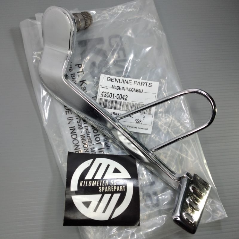 PEDAL REM BELAKANG NINJA 150 R SS ORIGINAL KAWASAKI 43001-0042