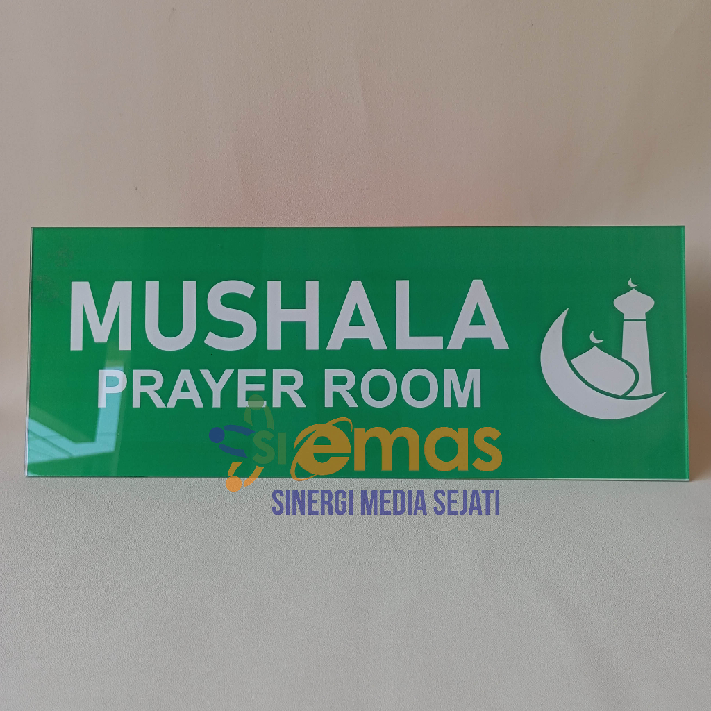 

Akrilik Papan Nama Ruang Mushala | Akrilik Papan Nama Ruang Tempat Sholat