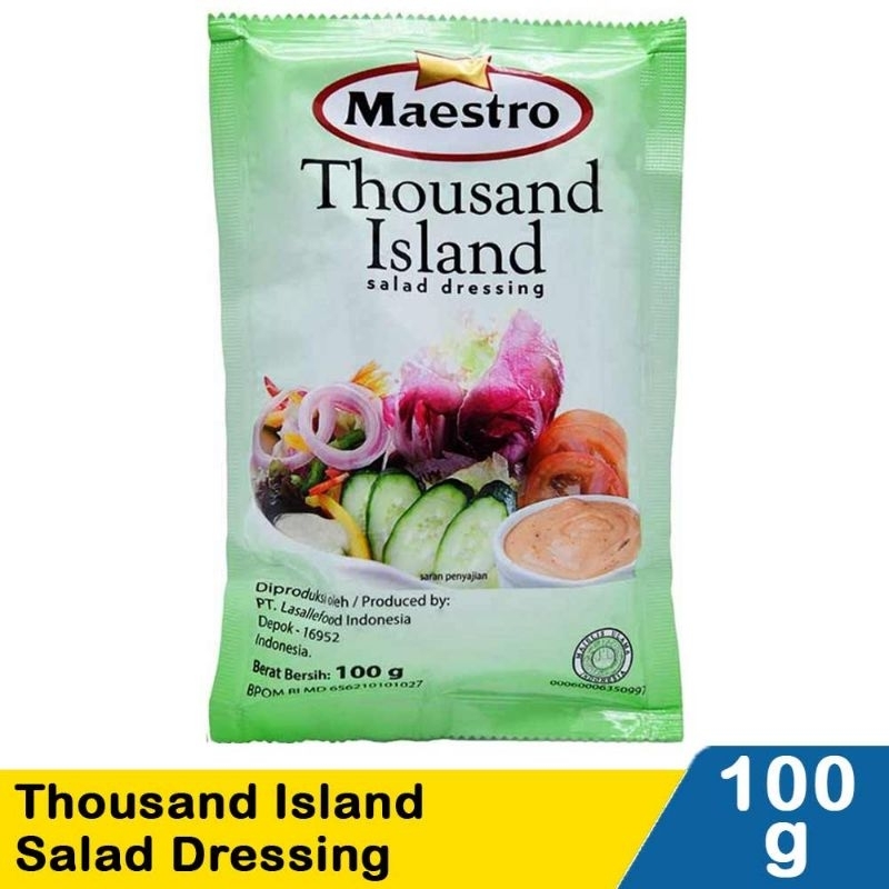 

Maestro Thousand Island Salad Dressing 100G