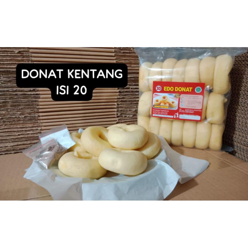 

Donat kentang 3D isi 20 donat frozen