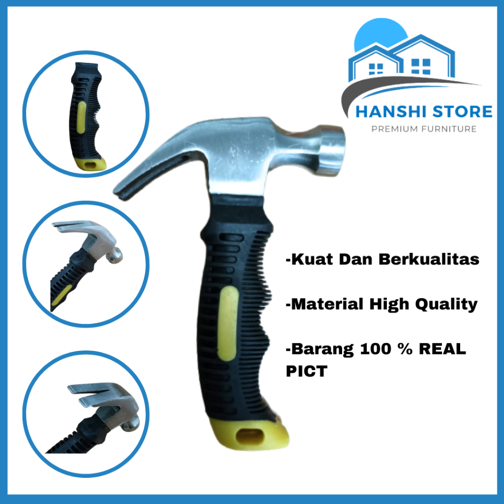 Palu Kambing Mini / Palu Tukang / Palu Mini / Mini Hammer 8 OZ