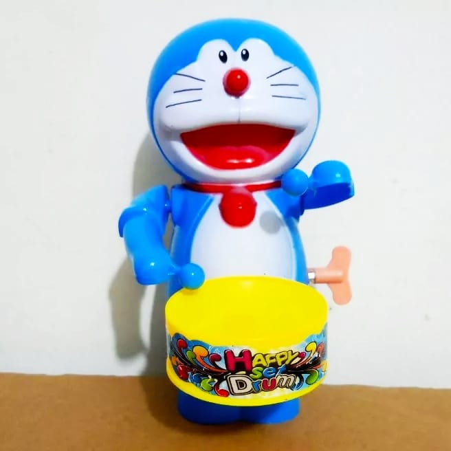 [ MJ ] Mainan Boneka Drum Doraemon Goyang Pukul Drum Band Karakter Doraemon JB-09
