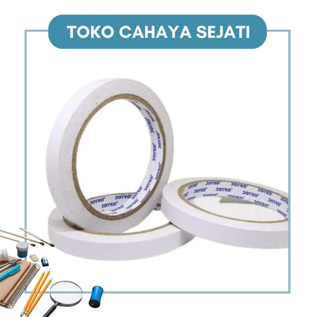

Double Tape Joyko 1/2 in / 1 in / 2 in