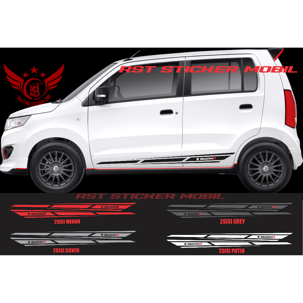 sticker mobil wagon R cutting sticker list untuk body samping mobil suzuki wagonR