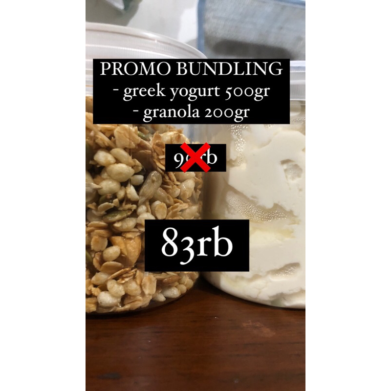 

PAKET BUNDLING YOGURT GRANOLA