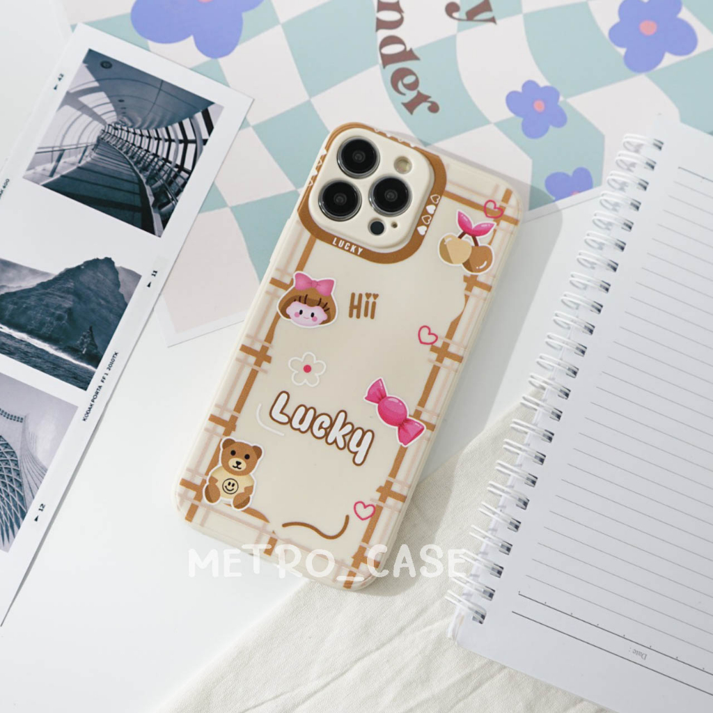 [M13] CASE MACARON MOTIF VIVO V27 V27E V25E 5G V23E 5G V15 PRO V11 V21E V21 4G 5G Y36 Y16 Y35 Y22 Y7