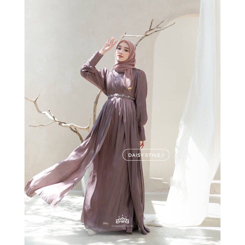 Kazami - Daisy Shimmer Ori by Kazami GAMIS PESTA DRESS VIRAL
