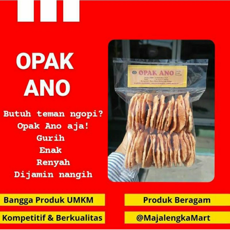 

OPAK ANO - Opak Ketan Bakar Khas Majalengka