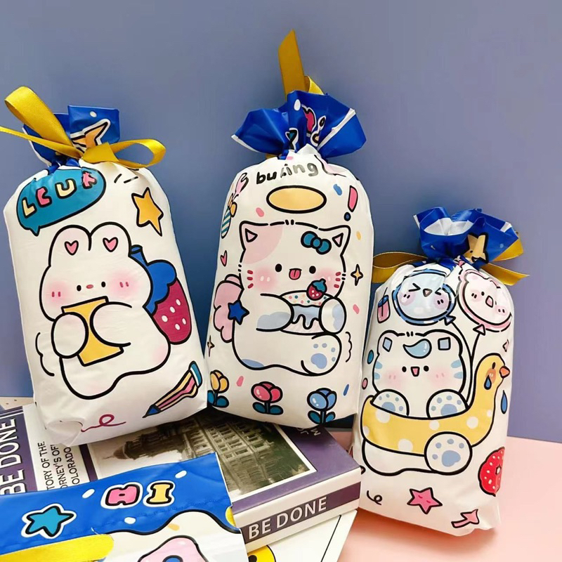 

goodie bag / ulang tahun / bag / kids /rabbit blue