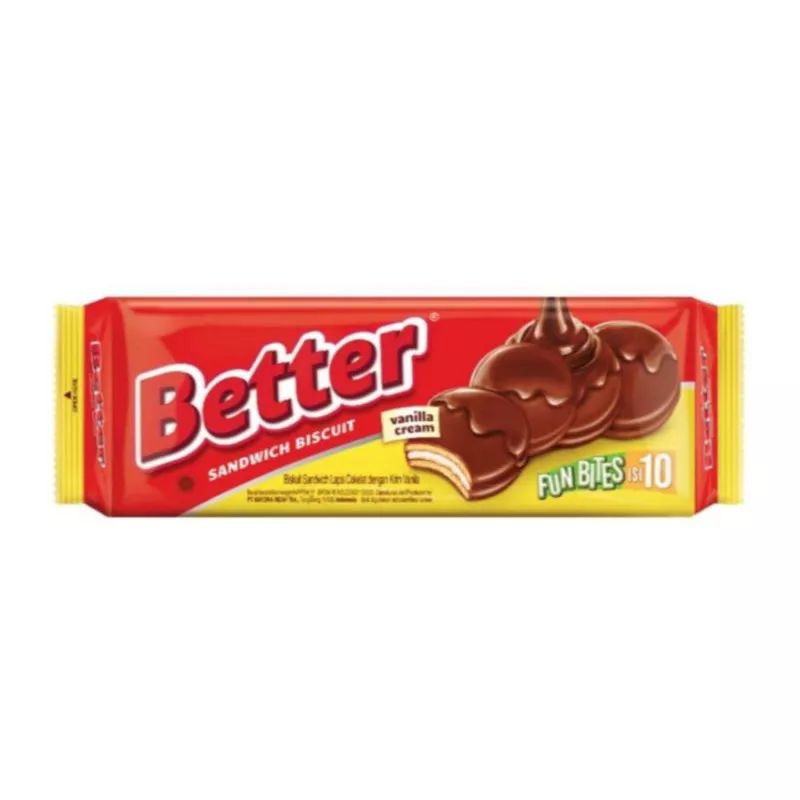 

Better Sandwich biscuit Fun Bites vanila cream 100g