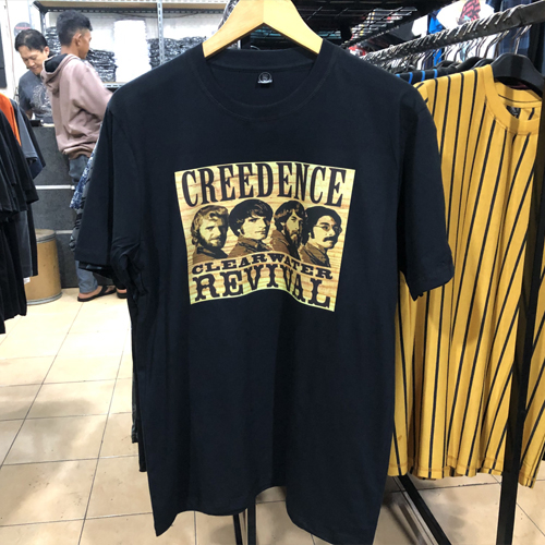 Kaos CCR BAND Creedence Clearwater Revival Tshirt Unisex Casual Bahan Katun New 100% Cotton Tees