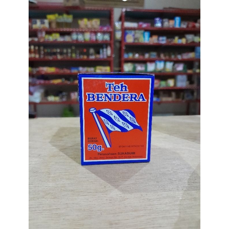 

bubuk teh cap bendera berat 50gr