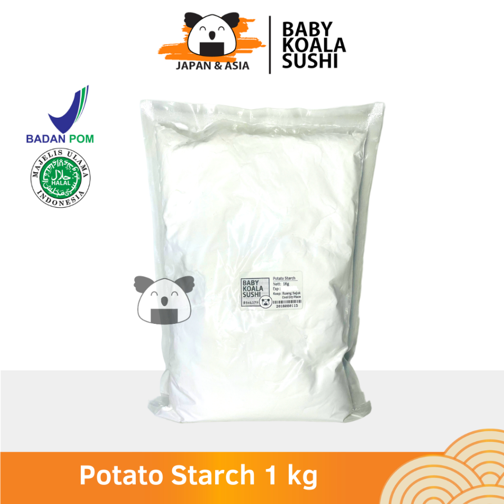 

POTATO STARCH Tepung Pati Kentang 1 Kg │ for Baking Import