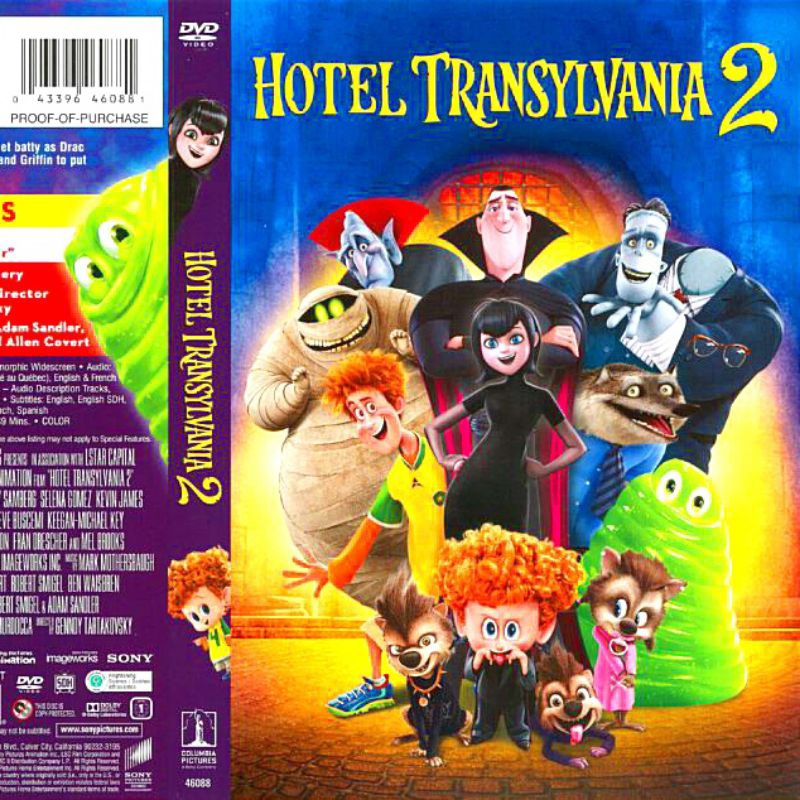 BEST QUALITY Dvd Film Hotel Transylvana Dvd Lagu Anak Mainan Anak TERLARIS DTS ENTERTAINMENT