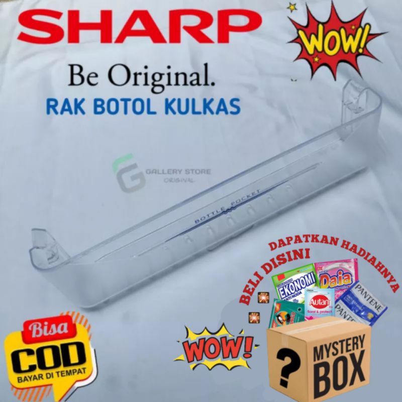 RAK BOTOL KULKAS SHARP BAGIAN BAWAH KULKAS JENIS SAMURAI ORIGINAL